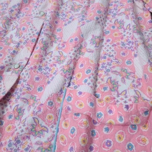 Vintage Super Girly Pink Barbiecore Maxi Length Night Gown - Picture 14 of 14